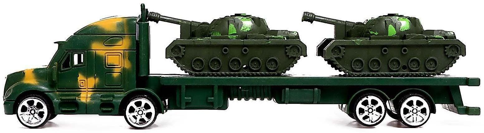 Грузовик инерционный «Военный автовоз»