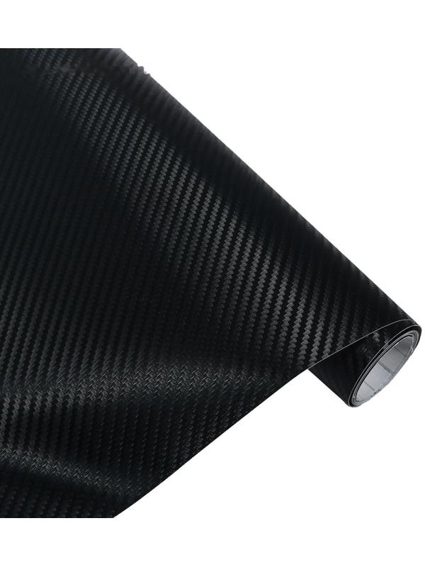 Пленка карбон 3D, самоклеящаяся, черный, 50x200 см