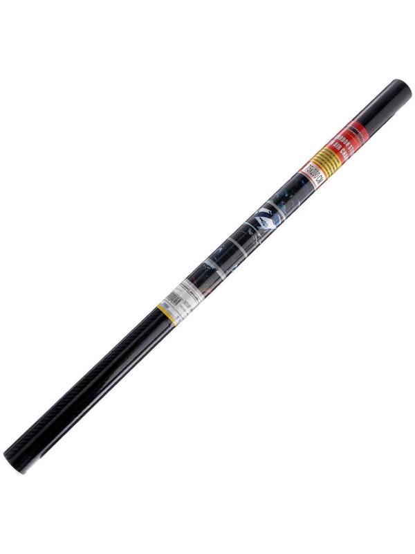 Пленка карбон 3D, самоклеящаяся, 75×200 см, черный