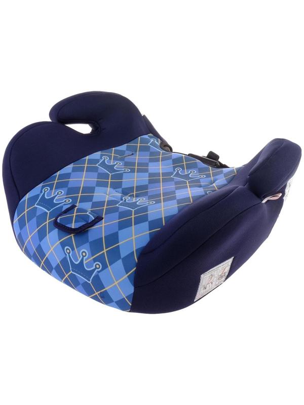 Автокресло-бустер Multi, группа 1-2-3, цвет синий «Клетка»