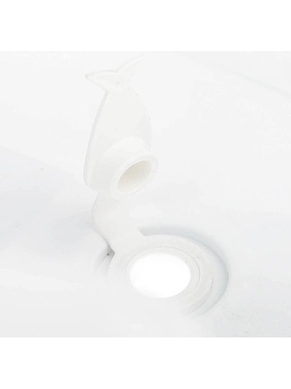 Ванна детская «Кролики» со сливом, 102 cм, цвет белый