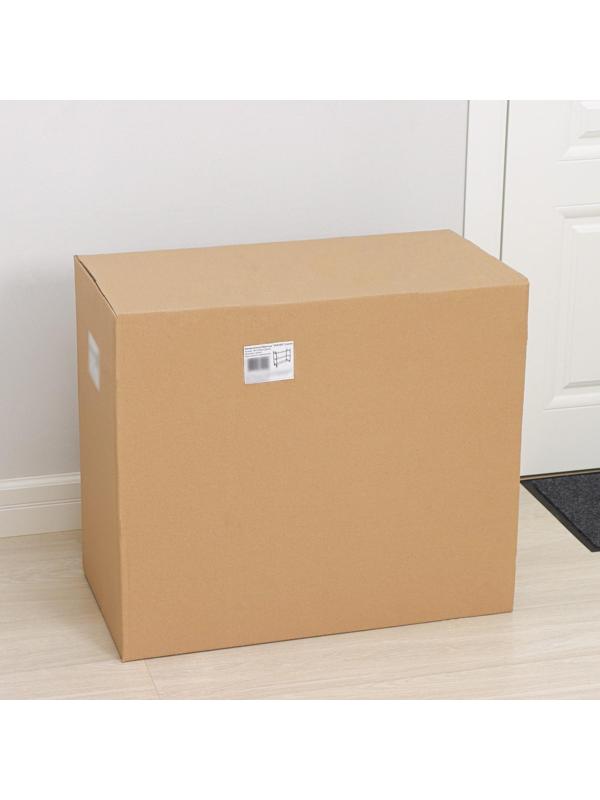 Подставка для обуви «Эталон», 3 яруса, 70×30×60 см, цвет чёрный, форма МИКС