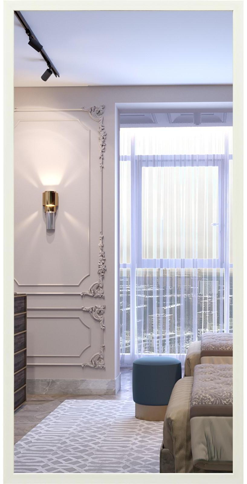 Зеркало настенное «Альпы», 55х110 см, багет пластик, 55 мм