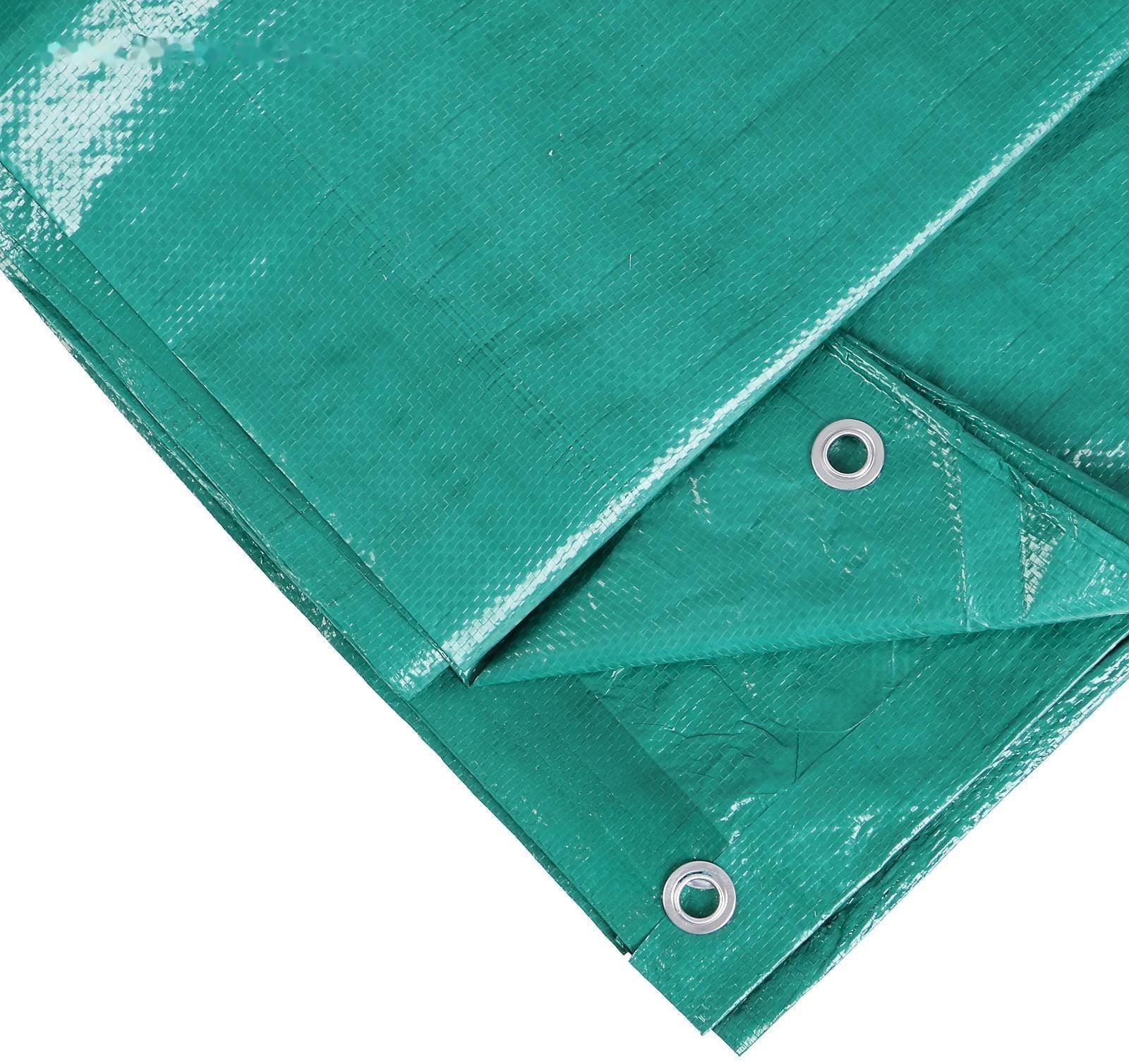 Тент защитный, 6 × 3 м, плотность 120 г/м², УФ, люверсы шаг 1 м, зелёный/серебристый