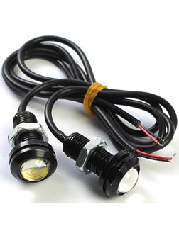 Дневные ходовые огни KS, KS-Н003, 17 х 33 мм, белый, холодный, набор 2 шт