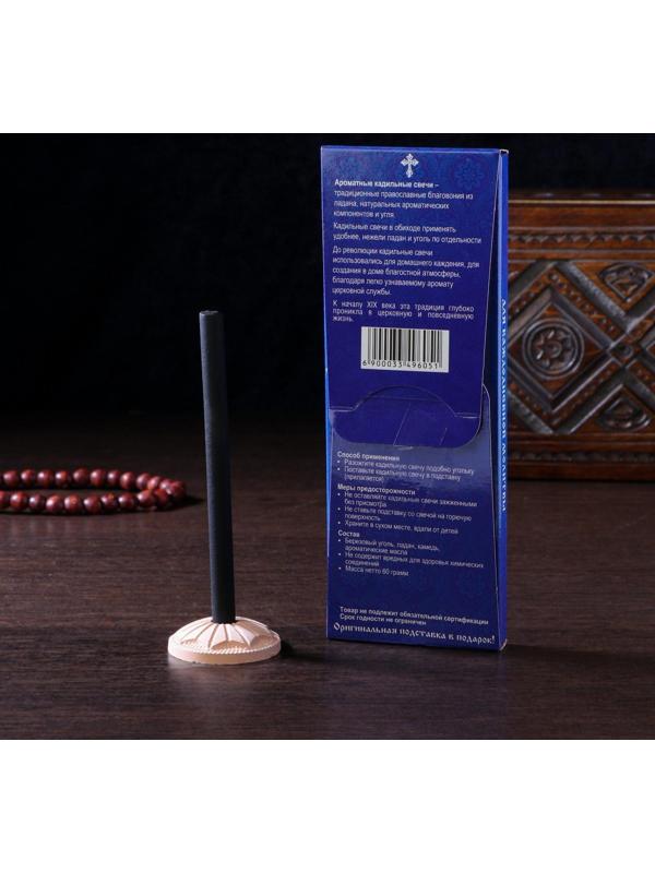 Набор традиционных русских благовоний Фимиам «Гардения», 7шт+подставка