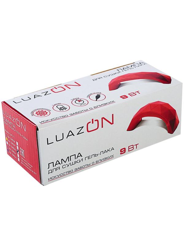 Лампа для гель-лака Luazon LUF-11, LED, 9 Вт, 3 диода, таймер 60 с, USB, белая