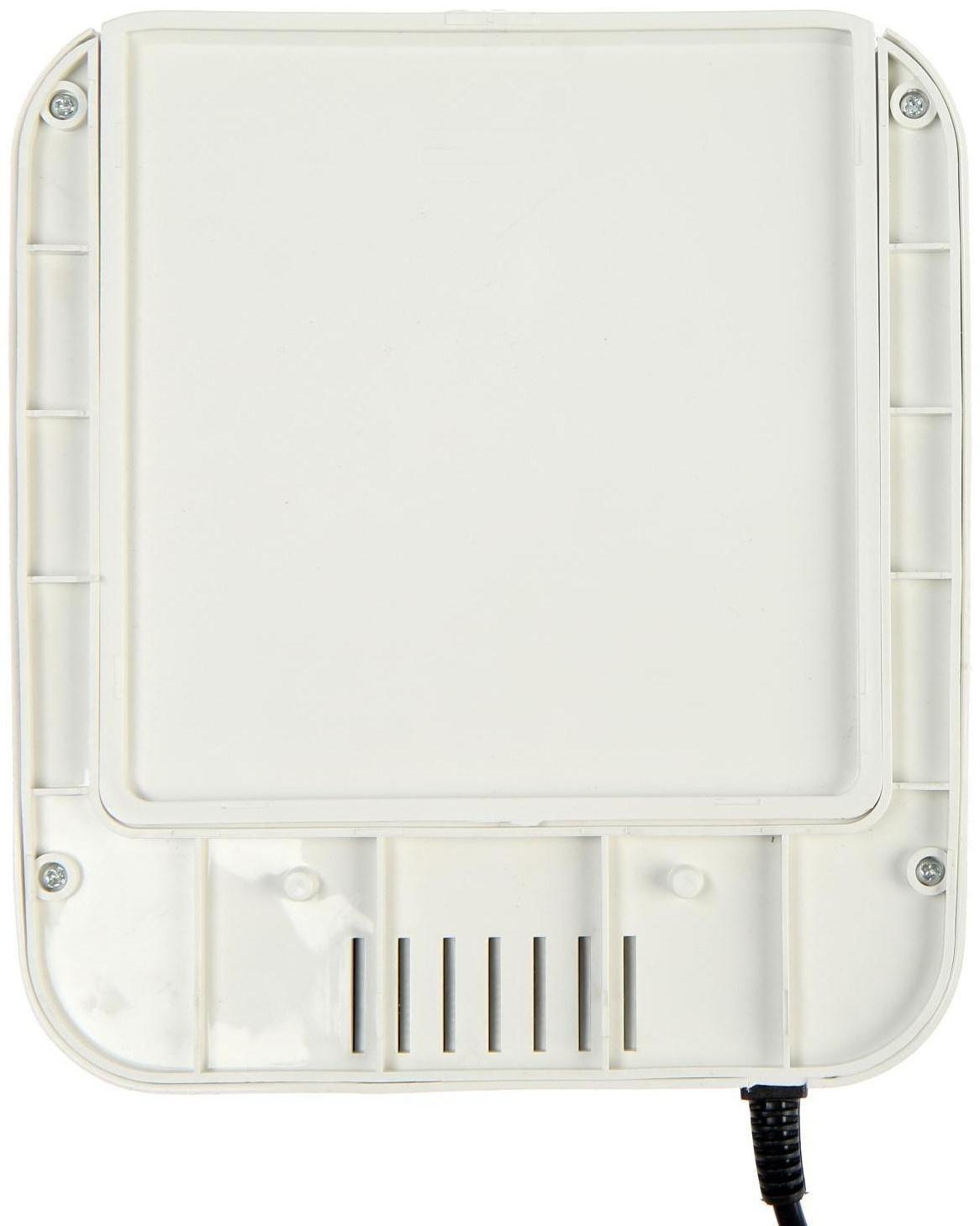 Лампа для гель-лака Luazon LUF-10, UV, 36 Вт, 3 диода, таймер 120 с, 220 В, белая