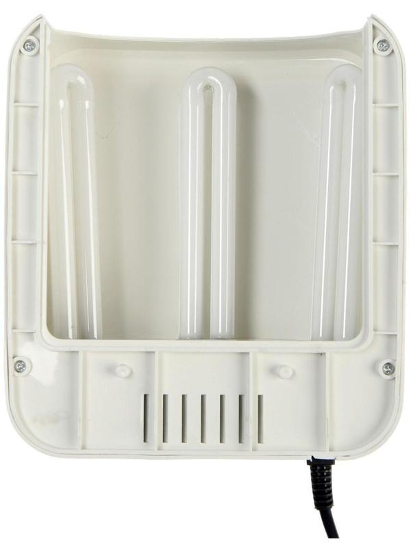 Лампа для гель-лака Luazon LUF-10, UV, 36 Вт, 3 диода, таймер 120 с, 220 В, белая