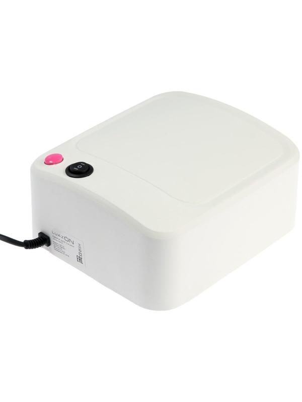 Лампа для гель-лака Luazon LUF-10, UV, 36 Вт, 3 диода, таймер 120 с, 220 В, белая