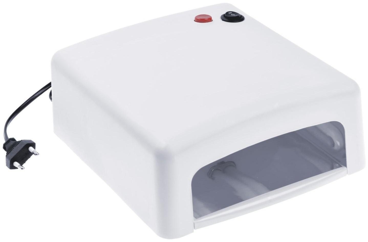 Лампа для гель-лака Luazon LUF-15, UV, 36 Вт, 4 диода, таймер 120 с, 220 В, белая