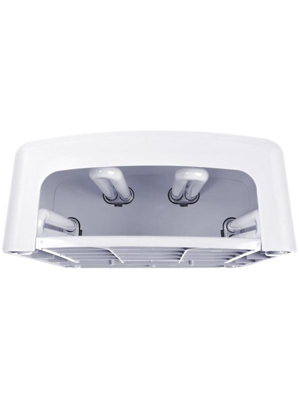 Лампа для гель-лака Luazon LUF-15, UV, 36 Вт, 4 диода, таймер 120 с, 220 В, белая