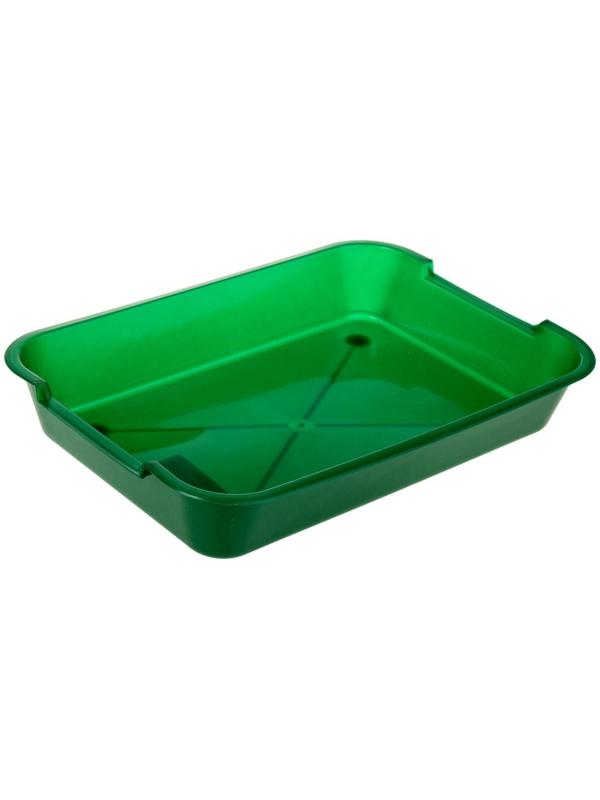 Туалет средний без сетки 36 х 26 х 6,5 см, зеленый