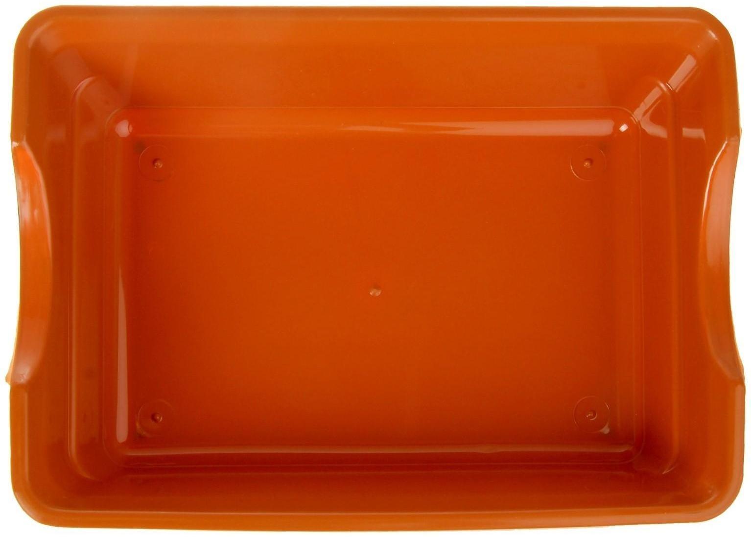 Туалет глубокий без сетки 36 х 26 х 9 см, коричневый