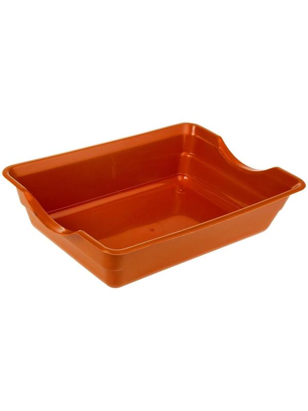 Туалет глубокий без сетки 36 х 26 х 9 см, коричневый