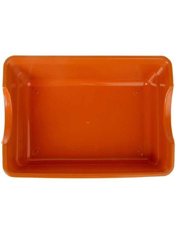 Туалет глубокий без сетки 36 х 26 х 9 см, коричневый