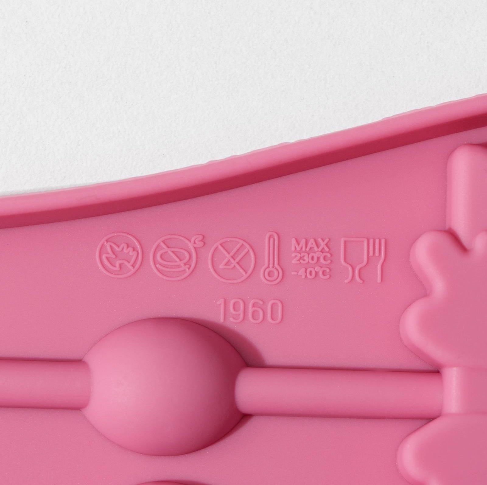 Форма для леденцов Доляна «Звери», 27,5×16,5 см, 6 ячеек, с палочками, цвет МИКС