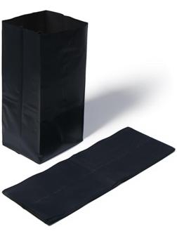 Пакет для рассады, 8 л, 15 × 34 см, полиэтилен толщиной 100 мкм, с перфорацией, чёрный, Greengo