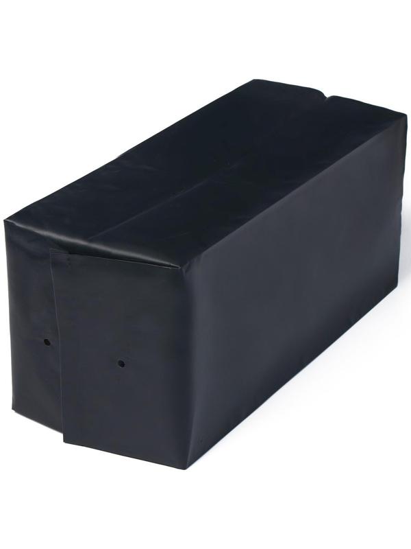 Пакет для рассады, 8 л, 15 × 34 см, полиэтилен толщиной 100 мкм, с перфорацией, чёрный, Greengo