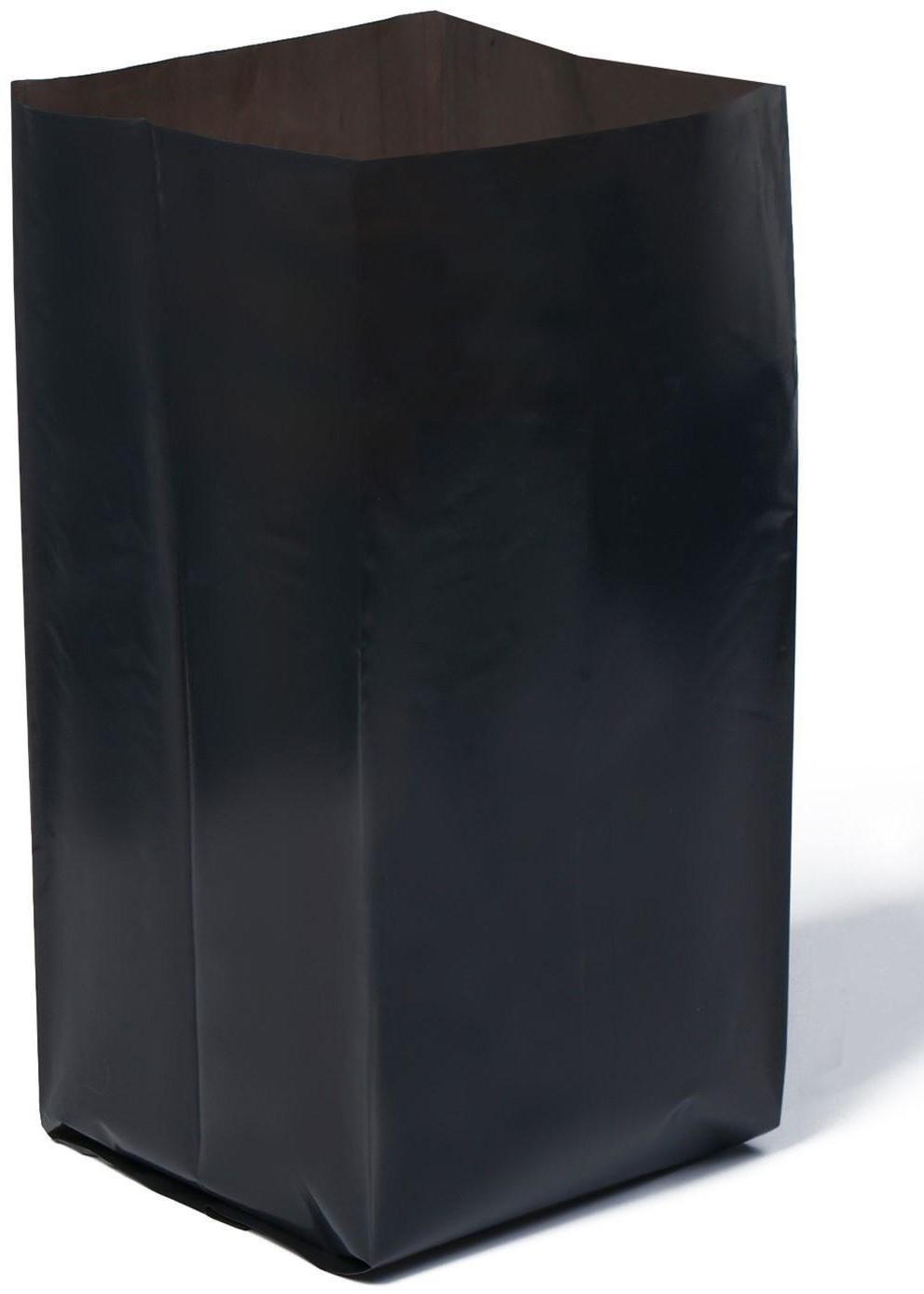 Пакет для рассады, 3 л, 11 × 30 см, полиэтилен толщиной 60 мкм, с перфорацией, чёрный, Greengo