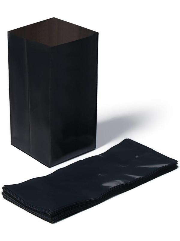 Пакет для рассады, 3 л, 11 × 30 см, полиэтилен толщиной 60 мкм, с перфорацией, чёрный, Greengo