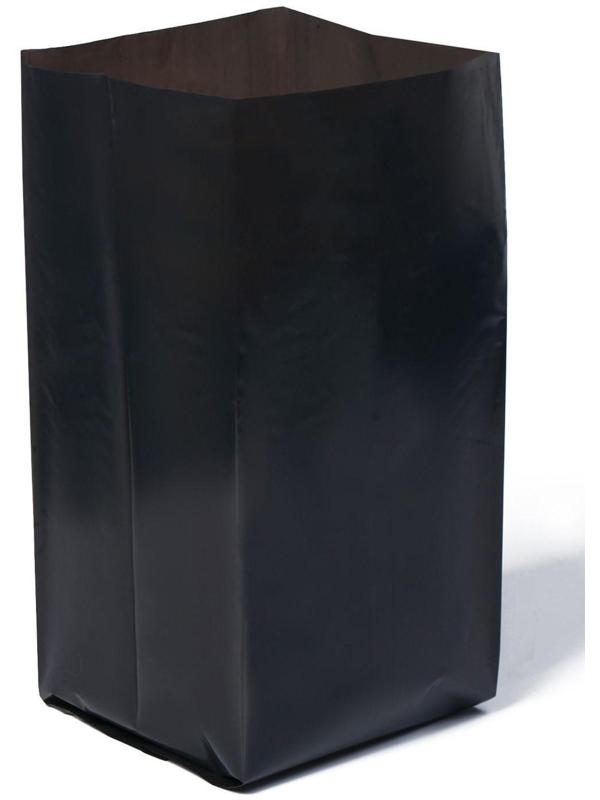 Пакет для рассады, 3 л, 11 × 30 см, полиэтилен толщиной 60 мкм, с перфорацией, чёрный, Greengo