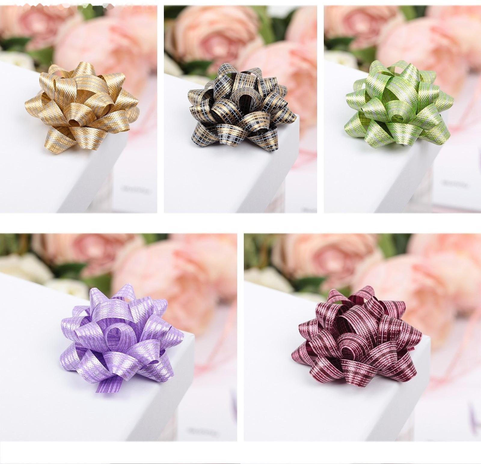 Бант-звезда №5 (ФАСОВКА 50 ШТ), МИКС