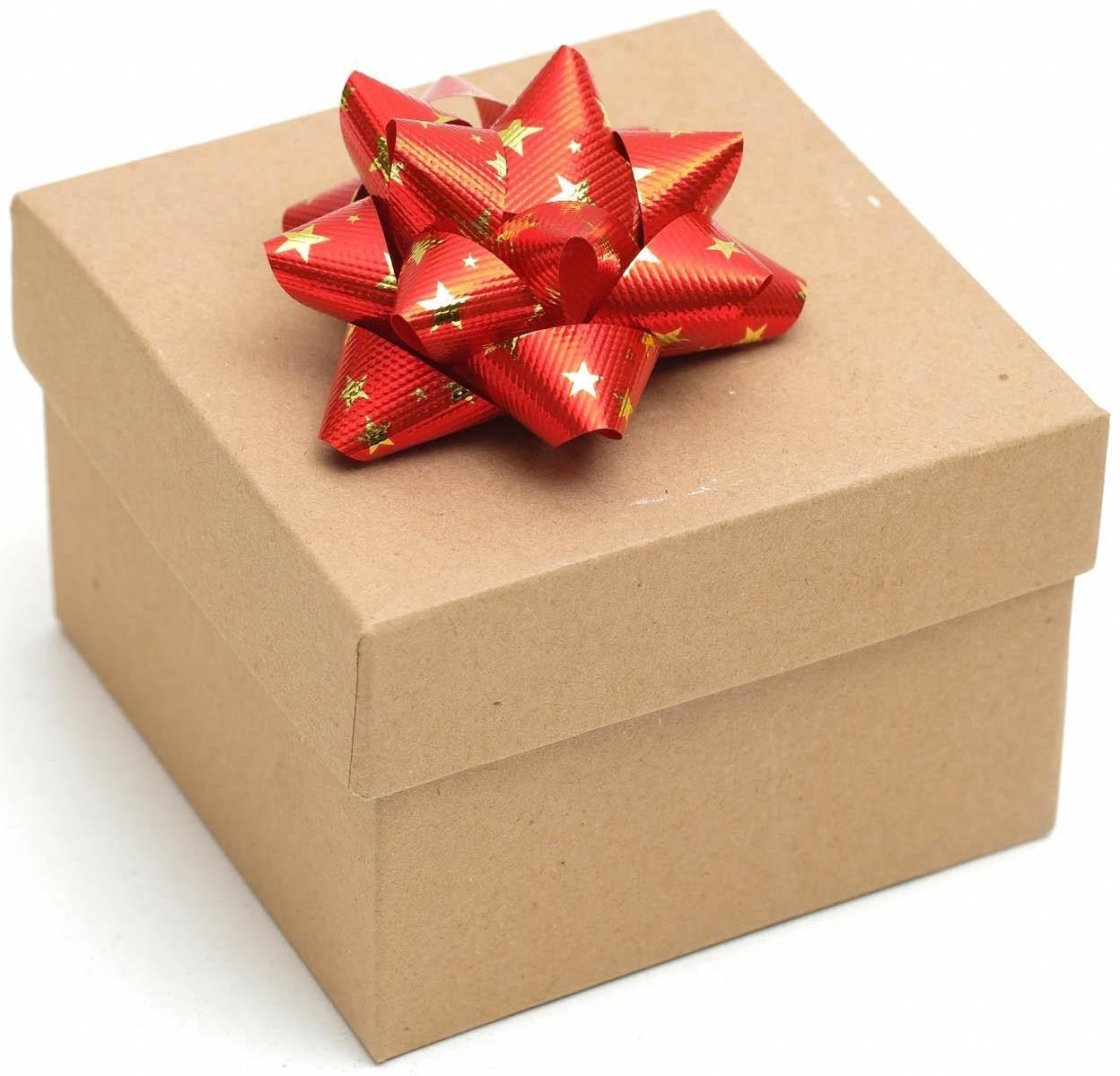 Бант-звезда №7,5, фасовка 8 шт., металик с рисунком, микс