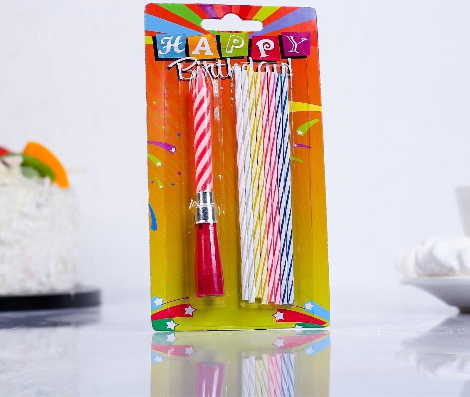 Набор свечей музыкальных (Коктейльные + 1 Музыкальная)