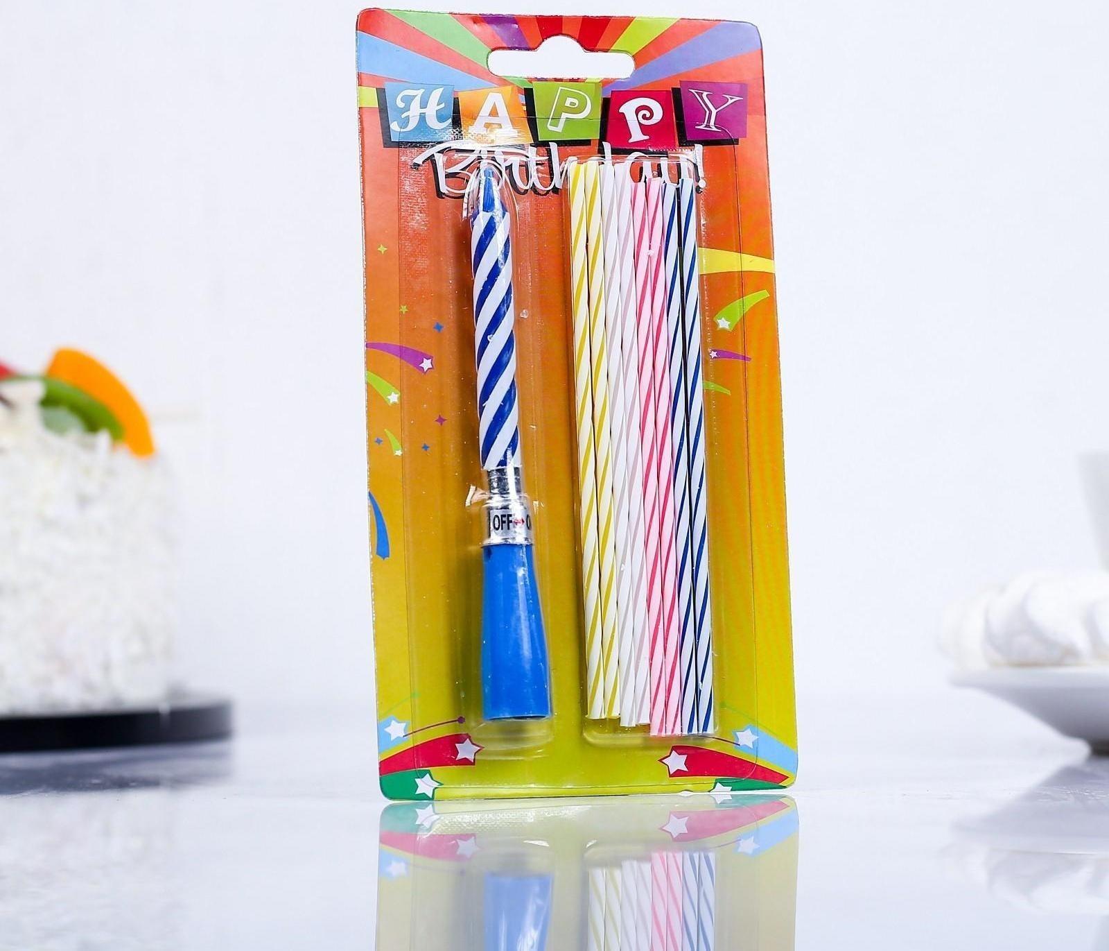 Набор свечей музыкальных (Коктейльные + 1 Музыкальная)