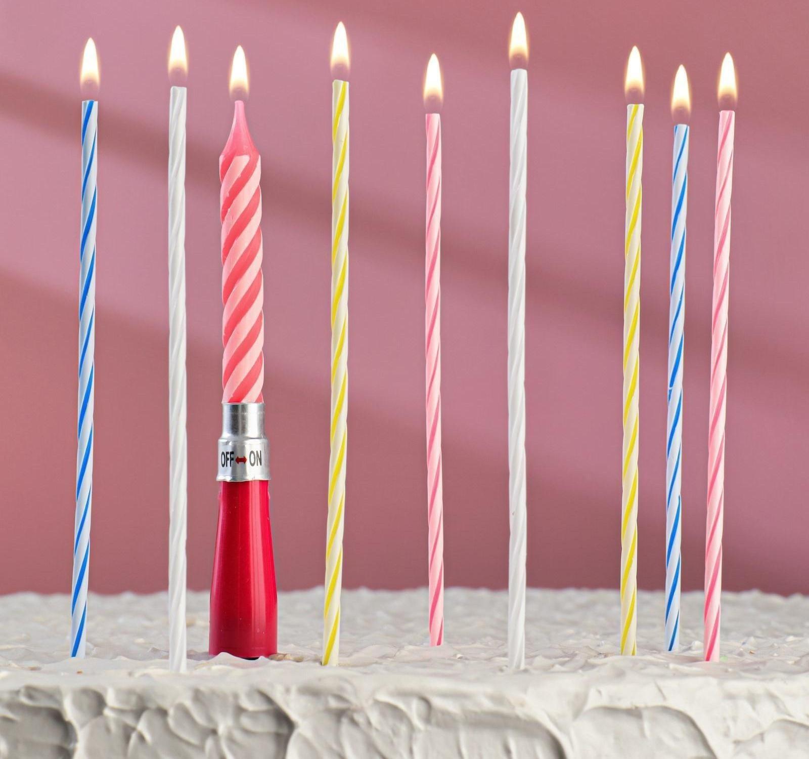 Набор свечей музыкальных (Коктейльные + 1 Музыкальная)