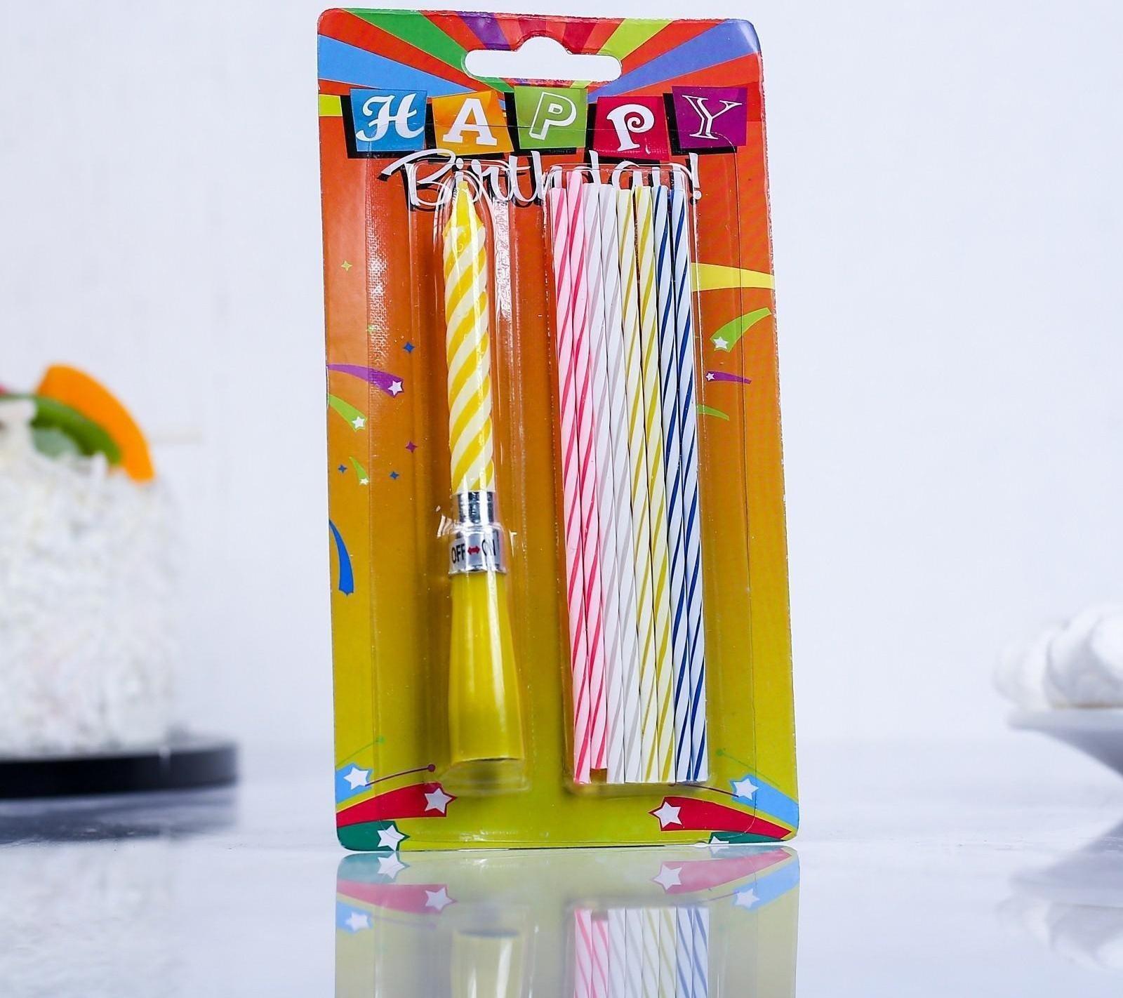 Набор свечей музыкальных (Коктейльные + 1 Музыкальная)