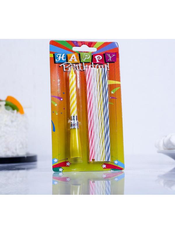 Набор свечей музыкальных (Коктейльные + 1 Музыкальная)