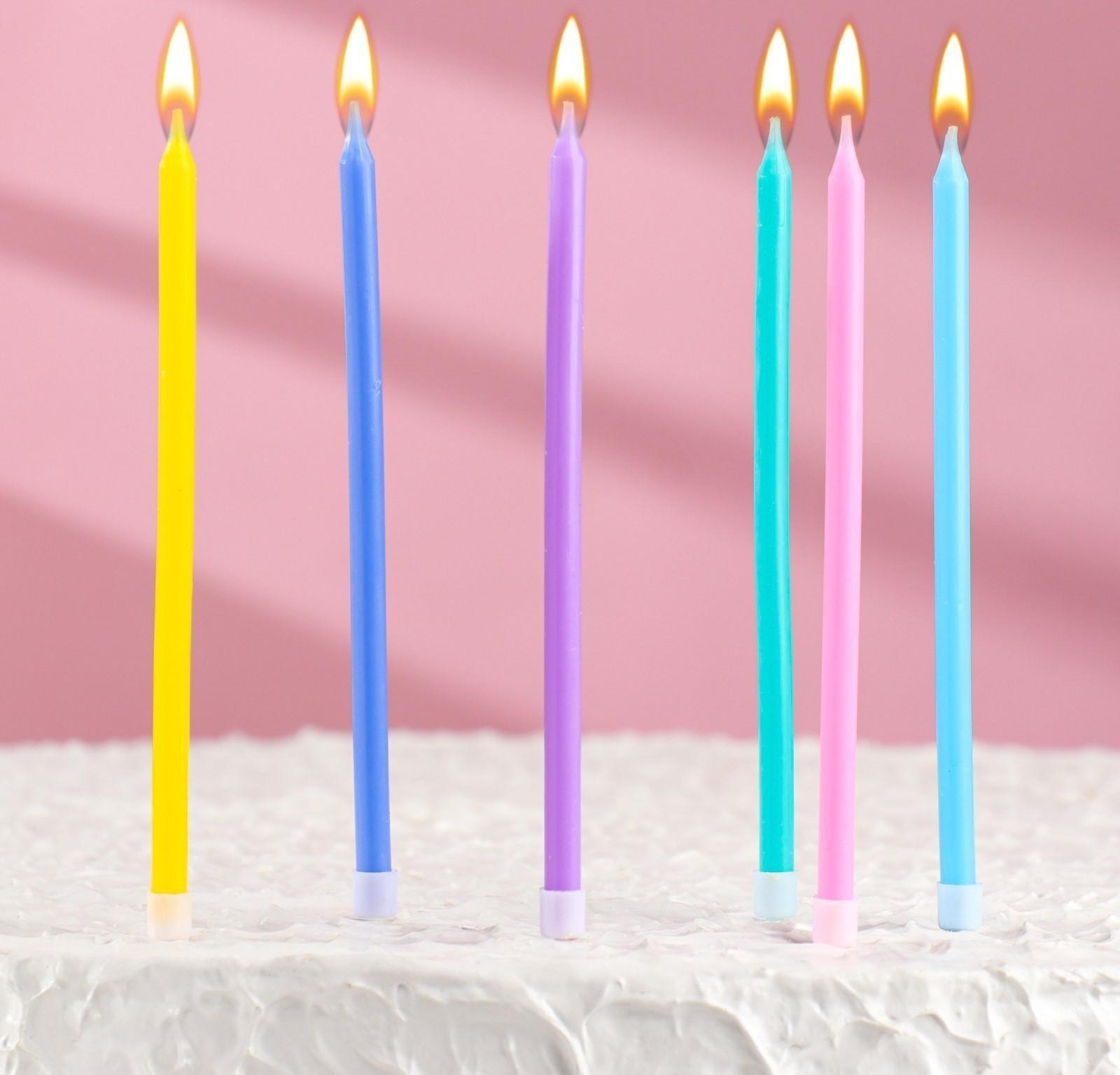 Свечи в торт коктейльные 