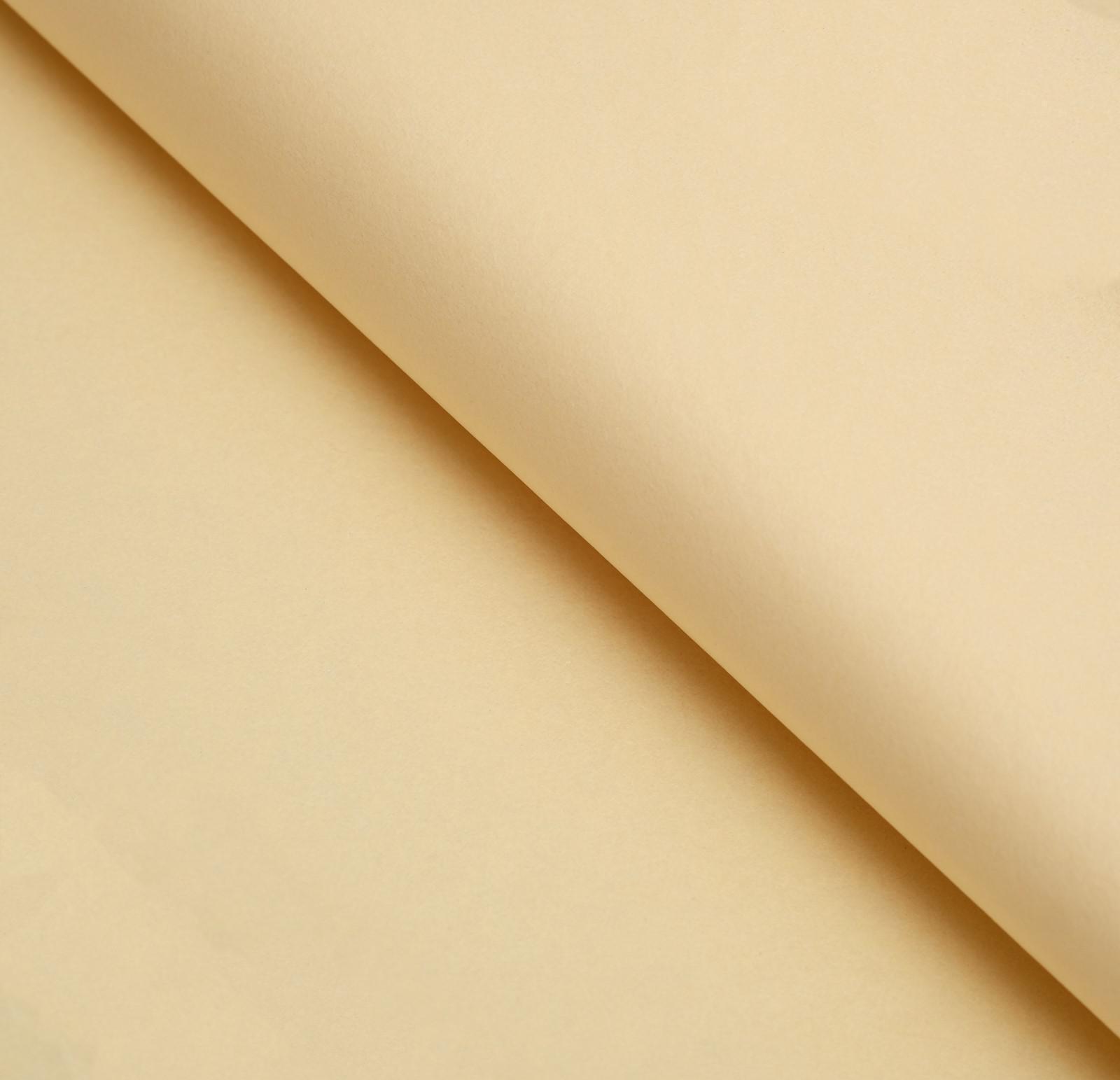 Бумага упаковочная тишью, бежевый, 50 х 66 см