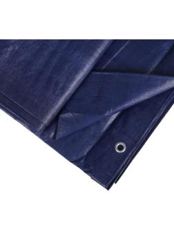 Тент защитный, 3 × 2 м, плотность 180 г/м², УФ, люверсы шаг 1 м, синий