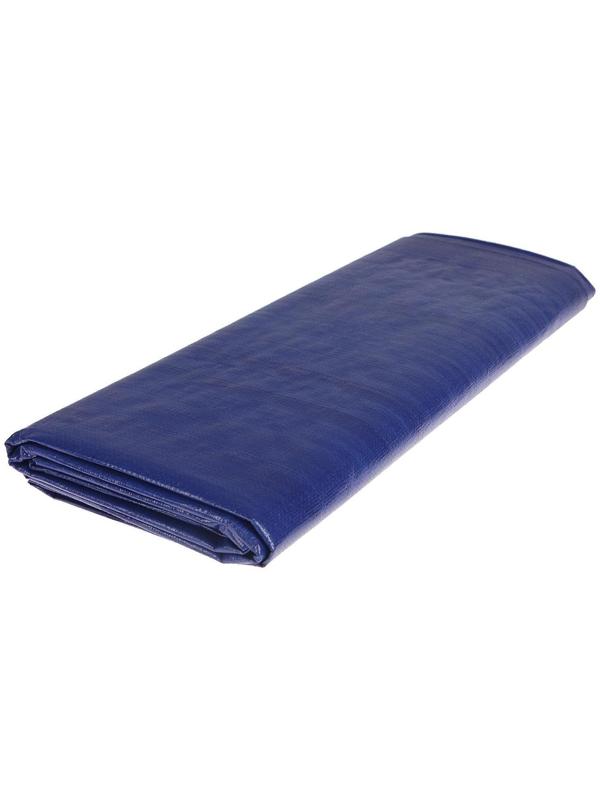 Тент защитный, 6 × 4 м, плотность 180 г/м², УФ, люверсы шаг 1 м, синий