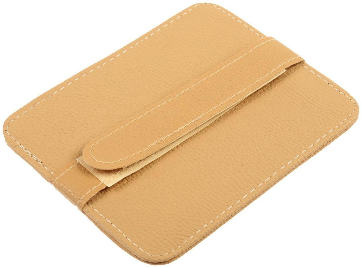 Визитница-органайзер на солнцезащитный козырек, цвет микс