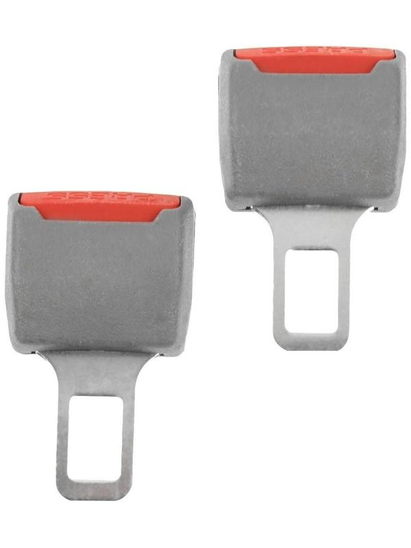 Заглушка ремня безопасности, серый, набор 2 шт
