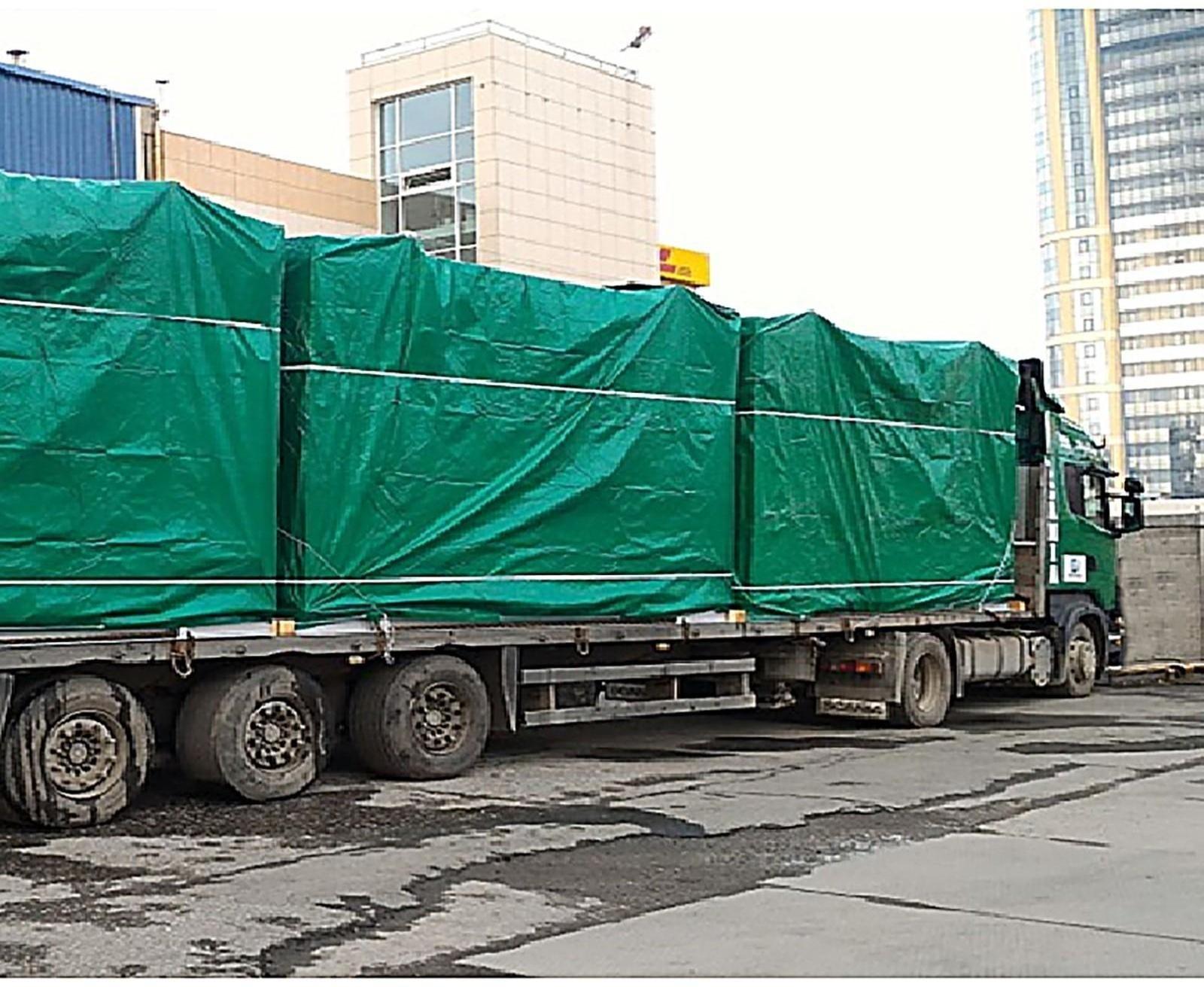 Тент защитный, 6 × 3 м, плотность 90 г/м², УФ, люверсы шаг 1 м, зелёный