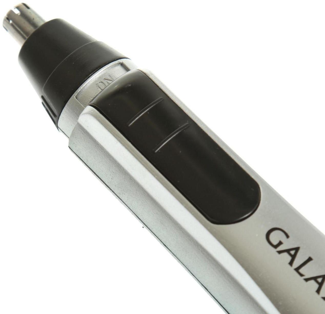 Триммер для волос Galaxy GL 4230, для носа/ушей, щеточка, 1хАА (в комплекте)