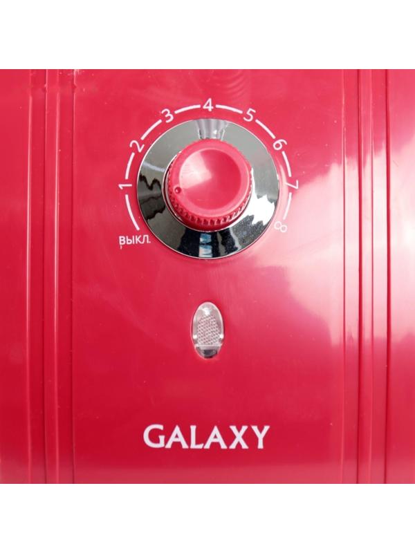 Отпариватель Galaxy GL 6206, напольный, 1800 Вт, 2300 мл, 40 г/мин, бело-красный