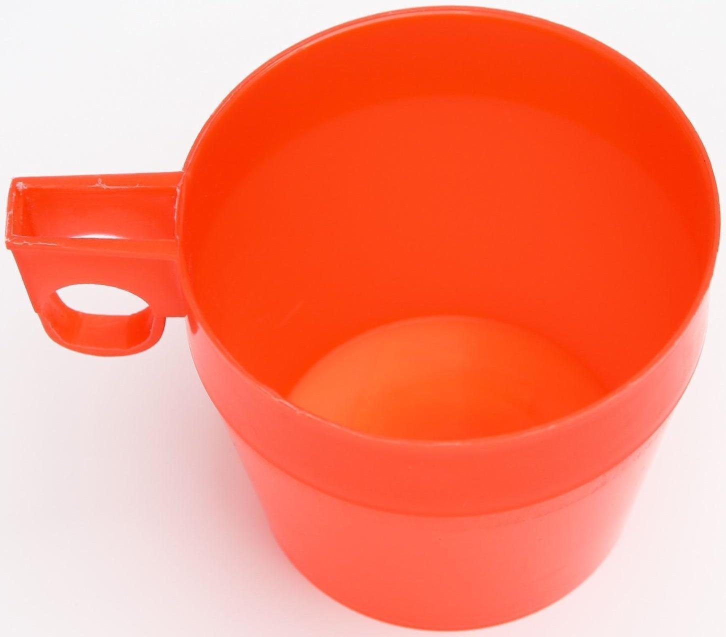 Кружка детская пластиковая 250 мл., цвет МИКС