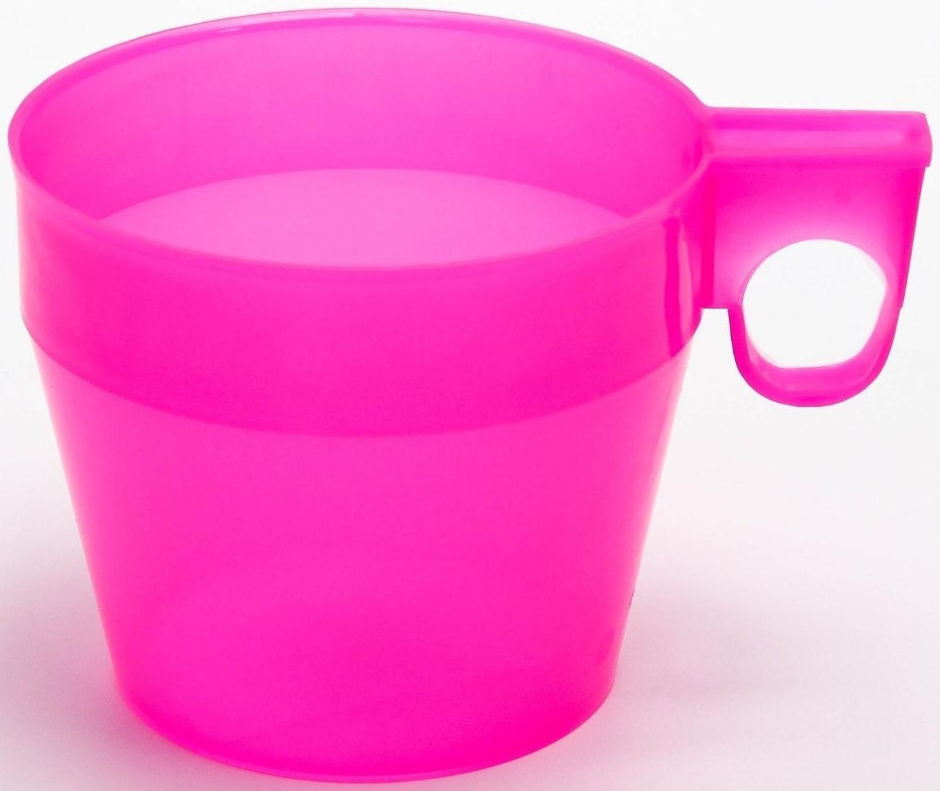 Кружка детская пластиковая 250 мл., цвет МИКС