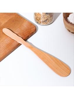 Лопатка, кухонная, с резной ручкой, можжевельник, 27 см,