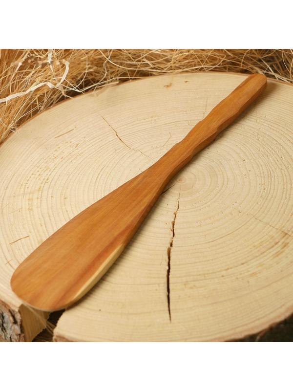Лопатка, кухонная, с резной ручкой, можжевельник, 27 см,