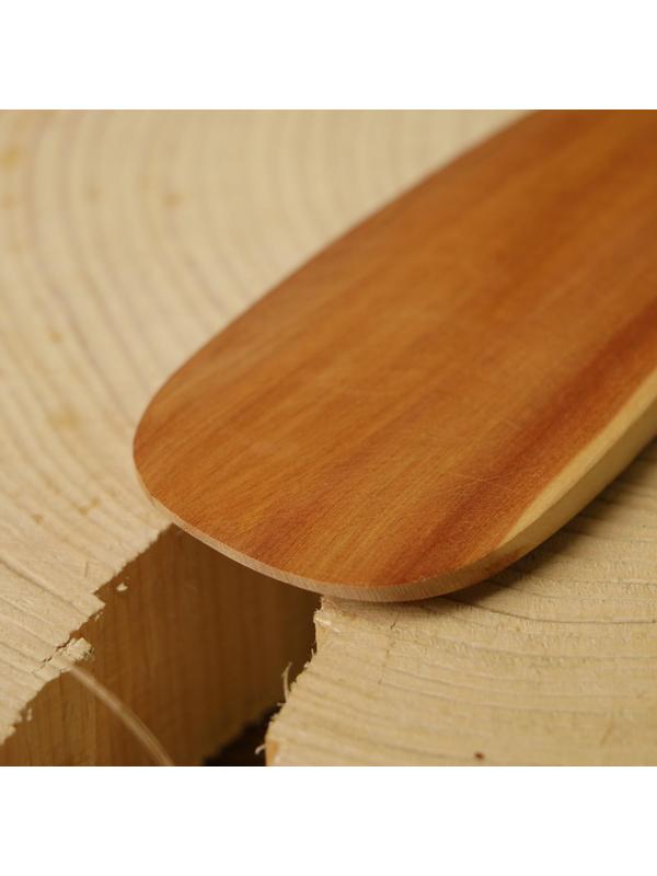 Лопатка, кухонная, с резной ручкой, можжевельник, 27 см,