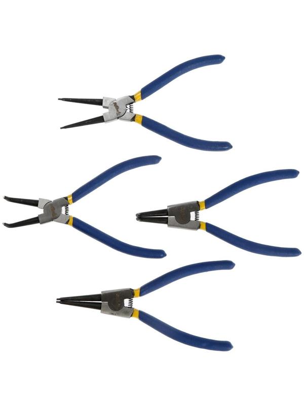 Набор съемников стопорных колец ТУНДРА, 170 мм, 4 шт.