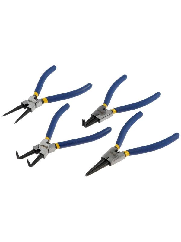 Набор съемников стопорных колец ТУНДРА, 170 мм, 4 шт.