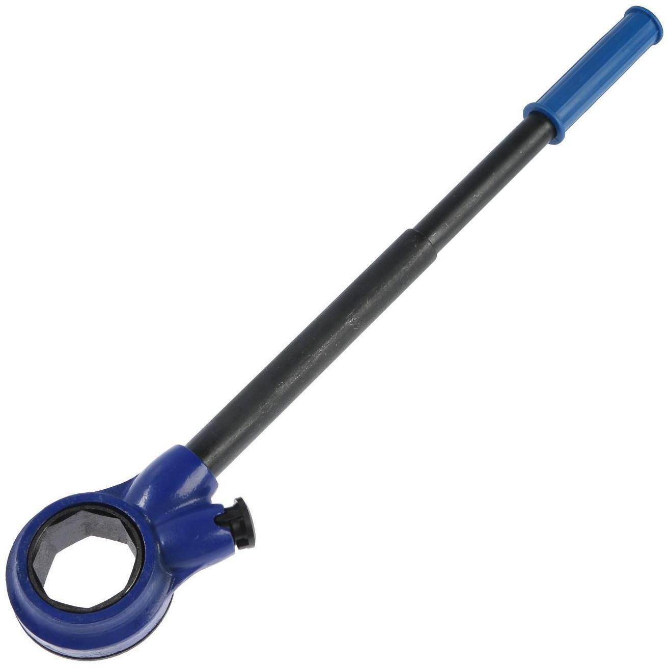 Вороток-трещотка для клуппов ТУНДРА, с удлинителем